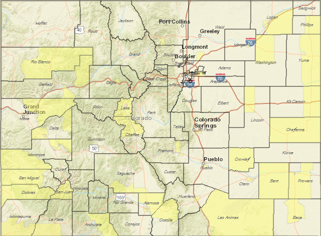Colorado Opportunity Zone Map