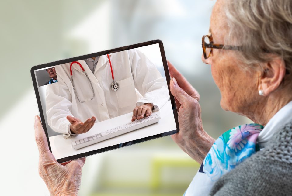 Woman Virtually Connecting with Doctor