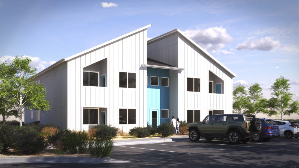 224097 Website Rendering of Tierra Azul affordable workforce housing in Alamosa, Colorado.